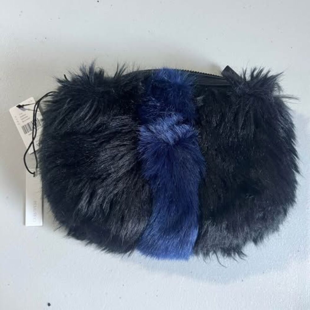 Anthropologie Remi & Reid Faux Fur Convertible crossbody & clutch
